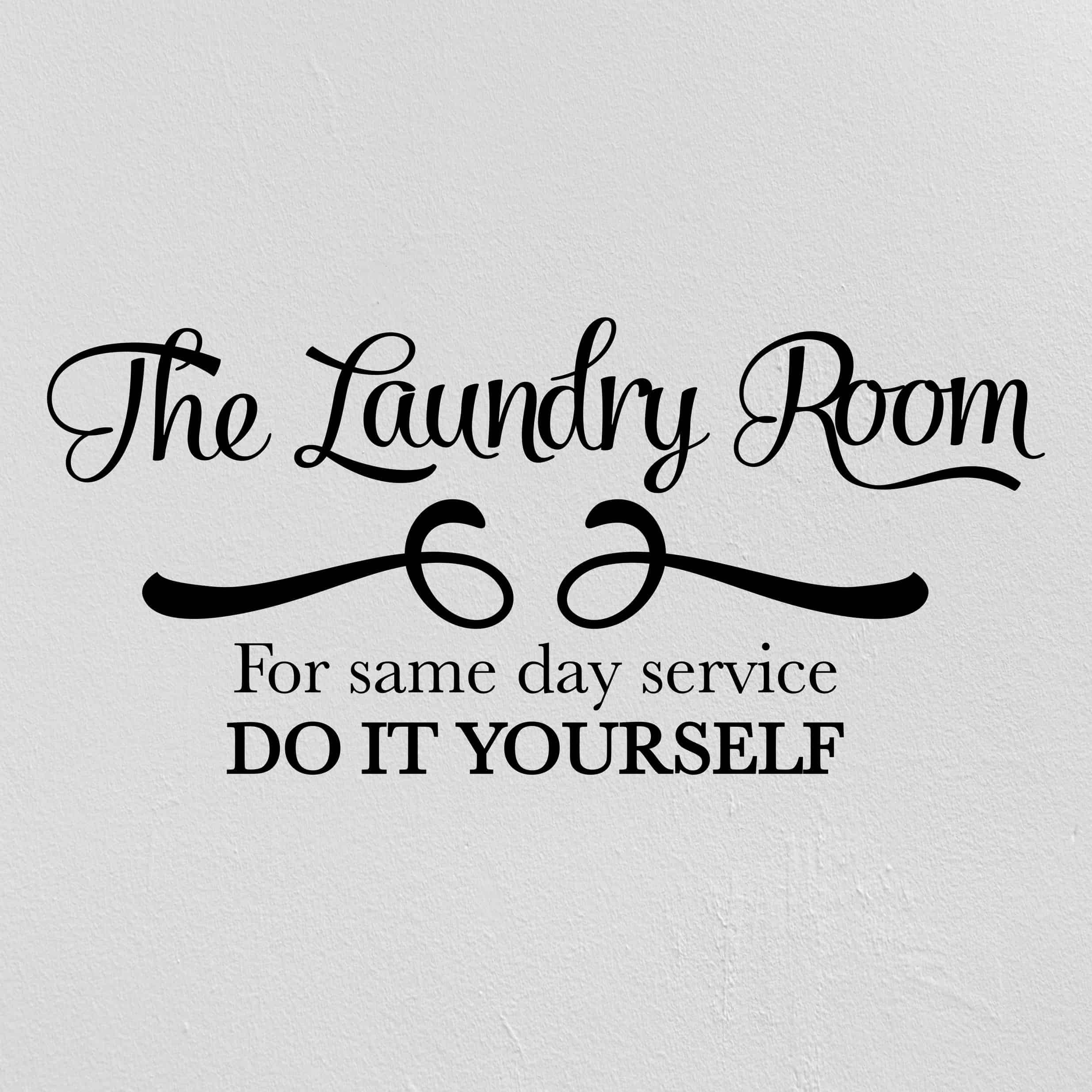 The Laundry Room Wall Decal